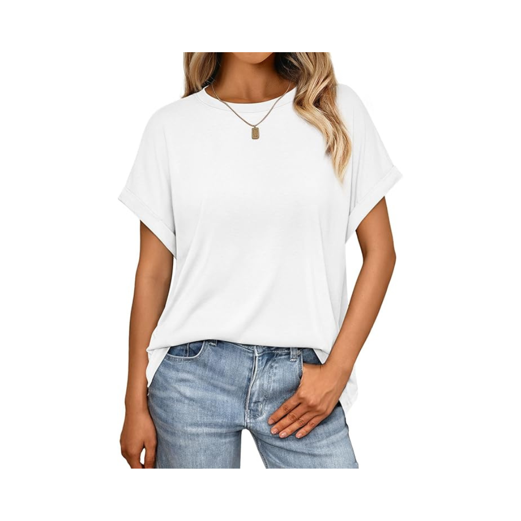 Roomheatpro Women's Summer Tops Spring Fashion Business Casual Dressy T Shirts